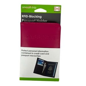 Smooth trip RF ID Dash blocking passport holder